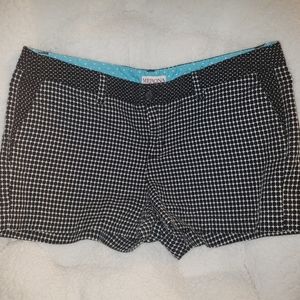 Merona size 12 Black and white shorts